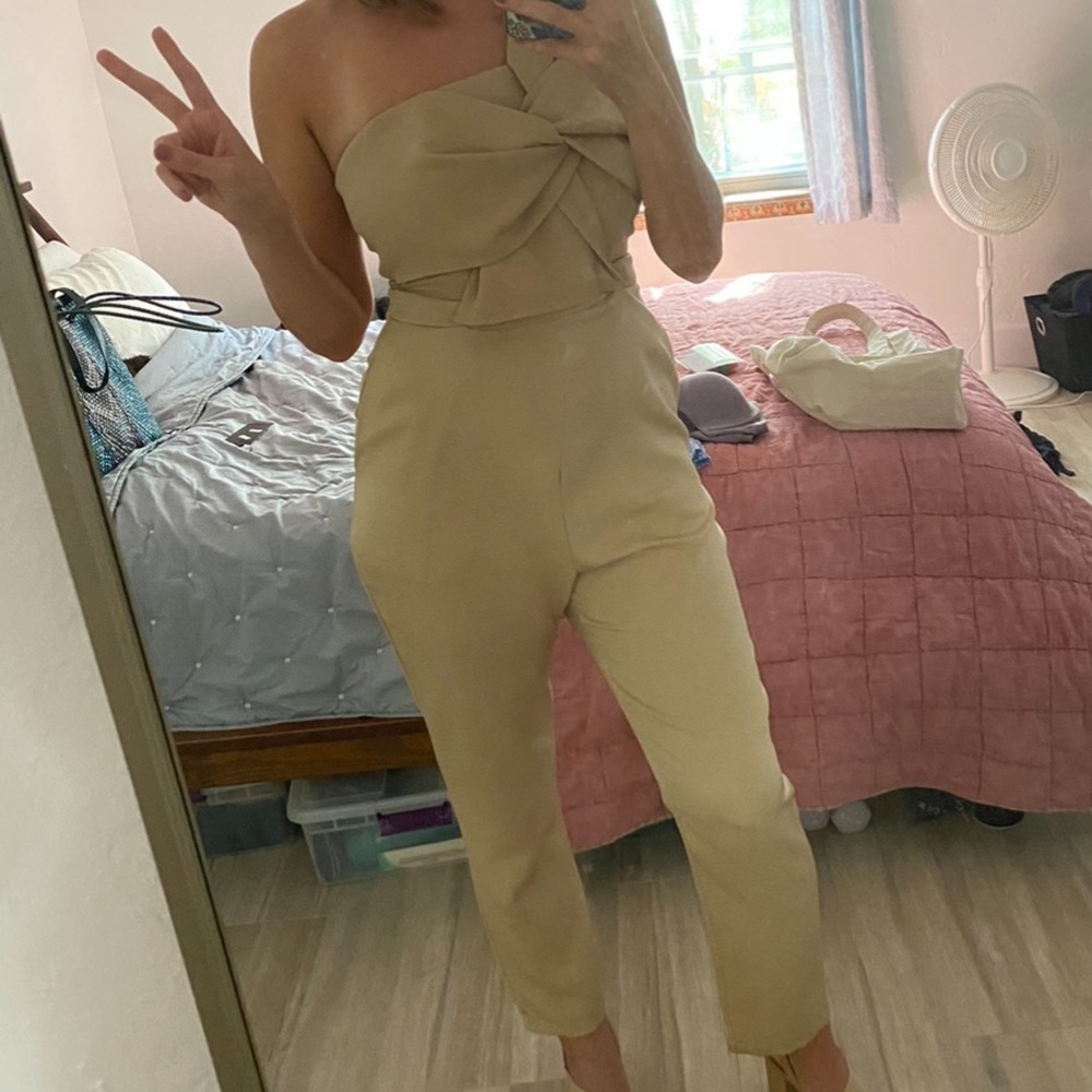 Beige Romper